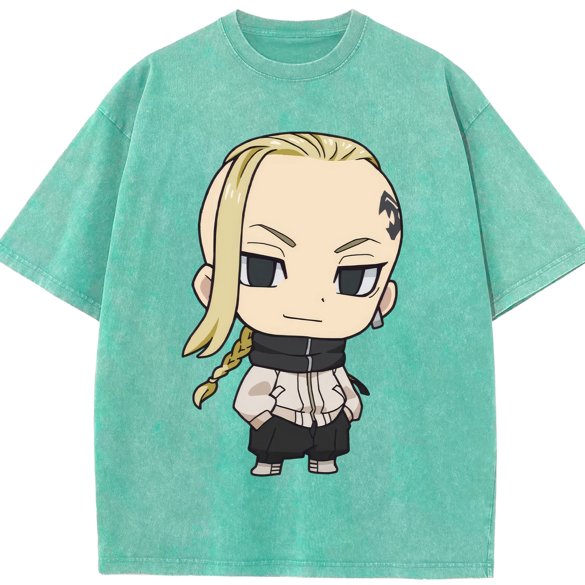 （画像用） 東京リベンジャーズ Tokyo Revengers 綿100% ヴィンテージ風 半袖Tシャツ（フロントプリント）